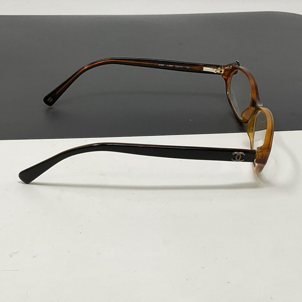 CHANEL 3099 Eyeglasses in color 568 Black Brown 53 [] 15 -135 Rare Htf - Picture 4 of 12